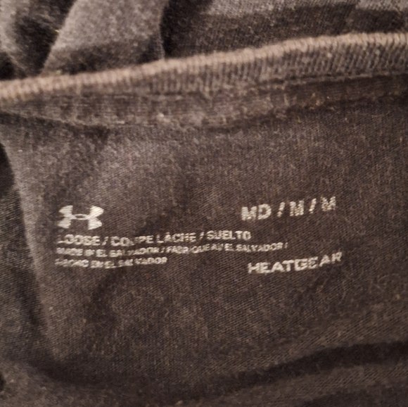 UNDER ARMOUR men's black t-shirt. Size M - Picture 4 of 4